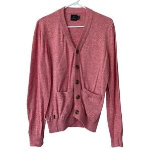 Hawkings McGill knit cardigan sweater button front lounge warm winter fall S